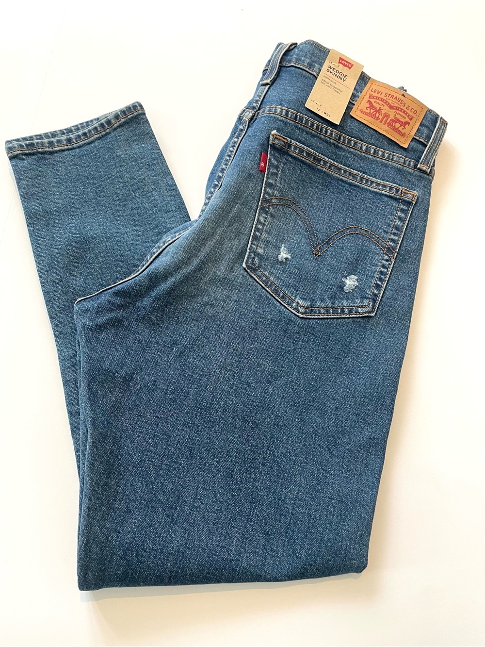 Levi's Wedgie Skinny Leg Women’s 31 Blue Denim Jeans